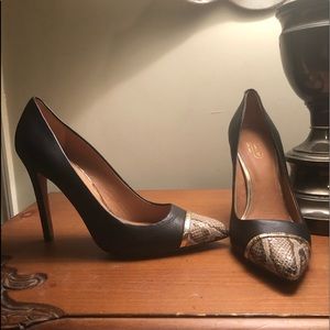 Coach Heels  Real Leather and Snake Skin